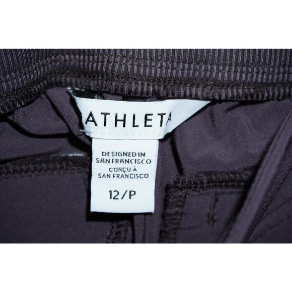 Athleta Ankle Pants with Ribbed Side Panels – Size 12P - Picture 4 of 4